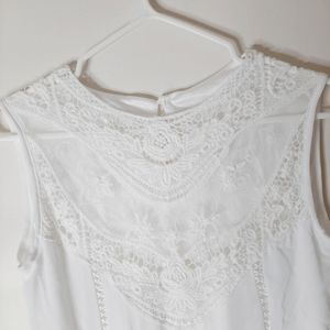 dresslily Dresses - White lace mini dress dresslily Dresses - White lace mini dress